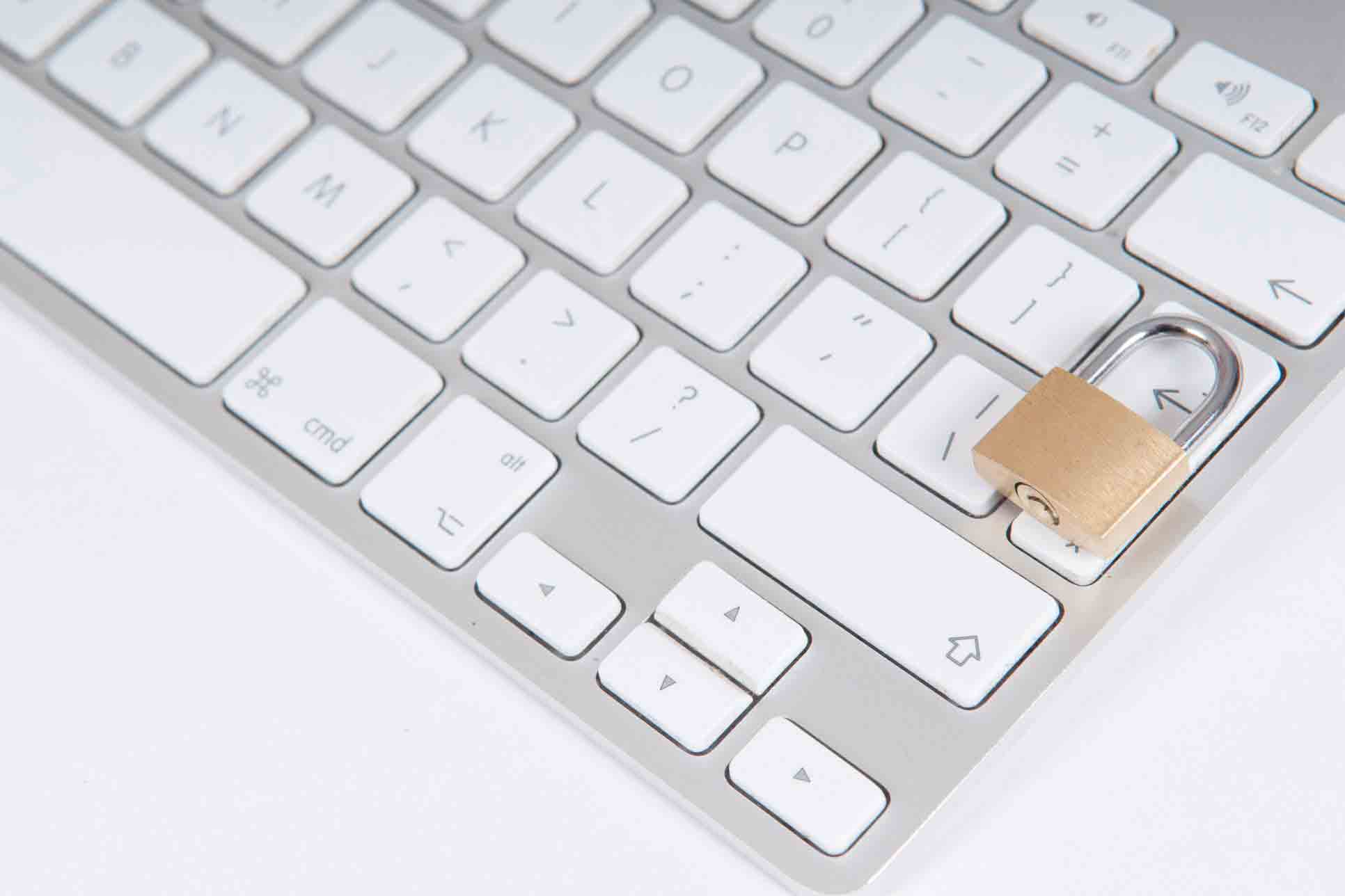 Tastatur mit Schloss