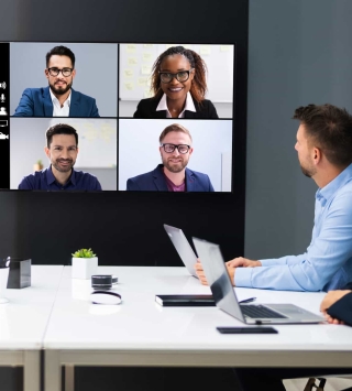 Team-Meeting via Videocall