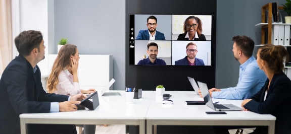 Team-Meeting via Videocall