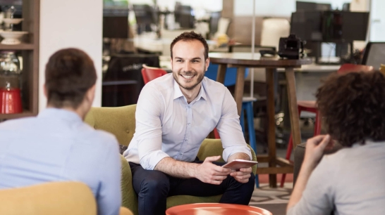 Start-up Unternehmer unter sich