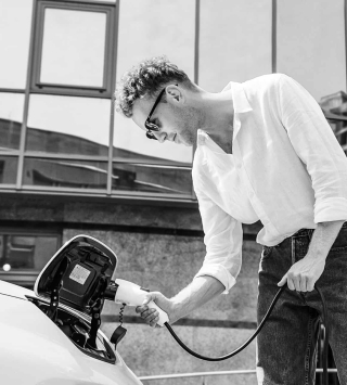 E-Auto in der Ladestation
