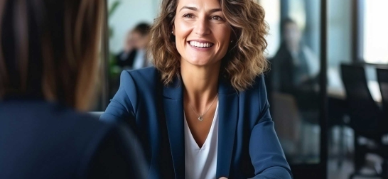 Oberbank Privatkunden - Be classic Konto; lächelnde Dame