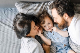 Oberbank Wohnbaufinanzierung, Familie im neuen Heim