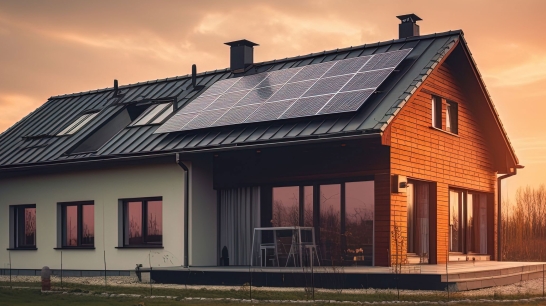 Photovoltaik am Dach, Fotoquelle: Windhager, Mea-Solar