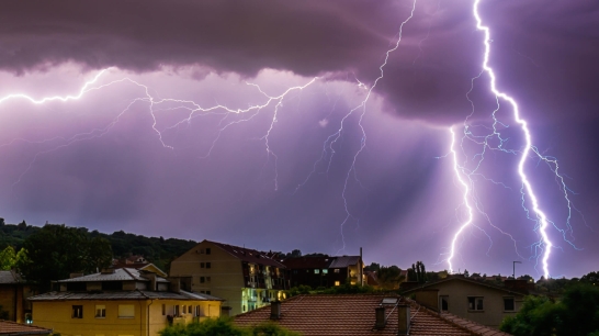 Gewitter am Himmel