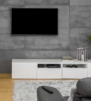 Wandverkleidung im Wohnzimmer