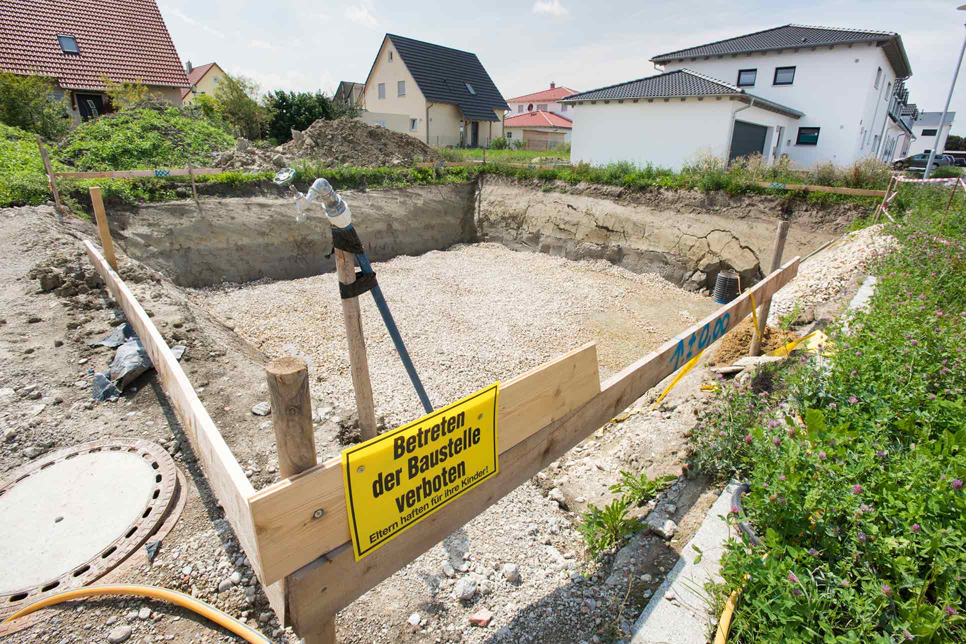Bau eines Kellers