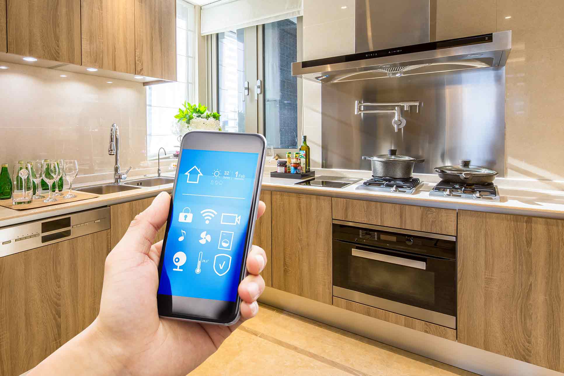 Smart Home Steuerung am Smartphone