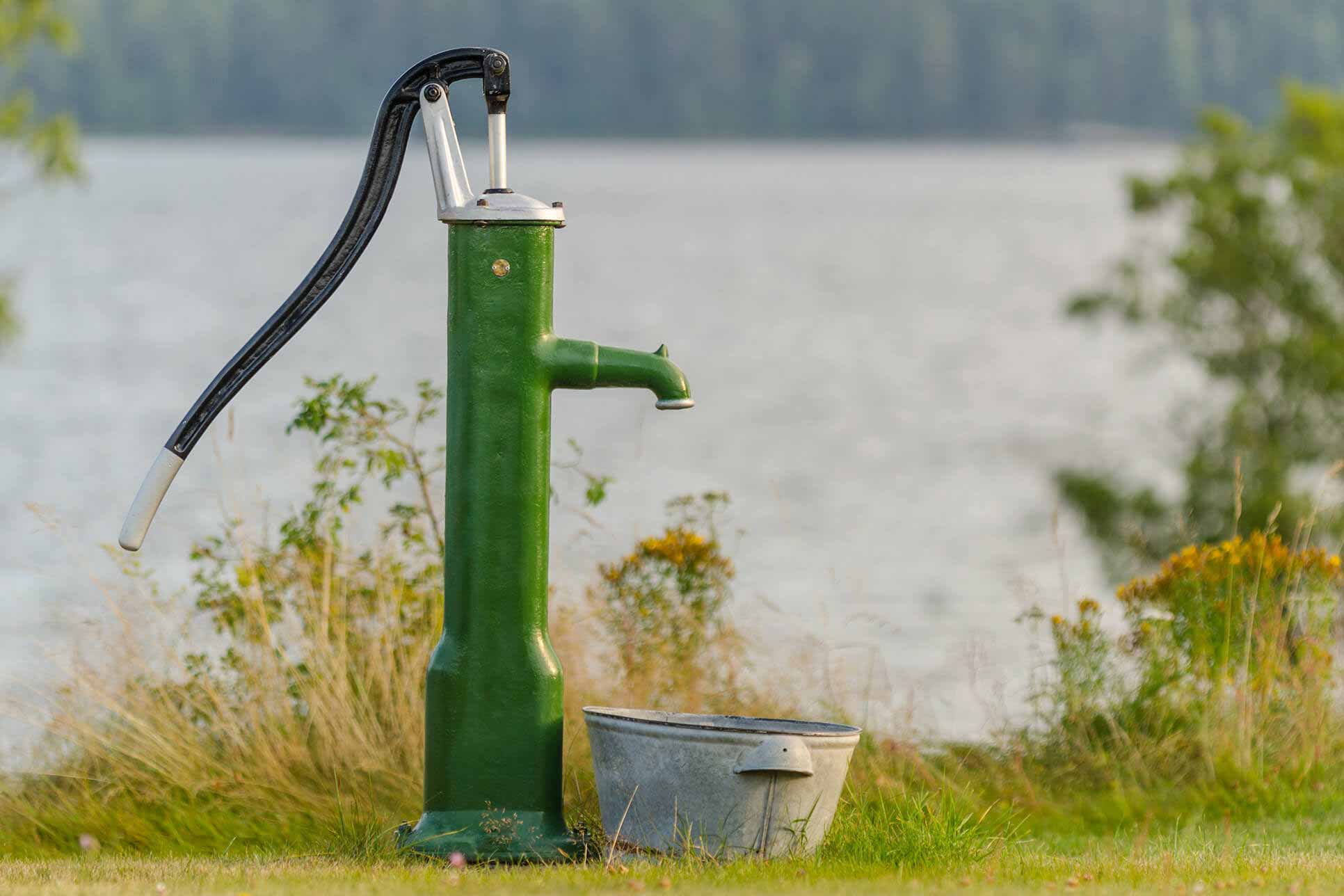 Brunnen im Garten