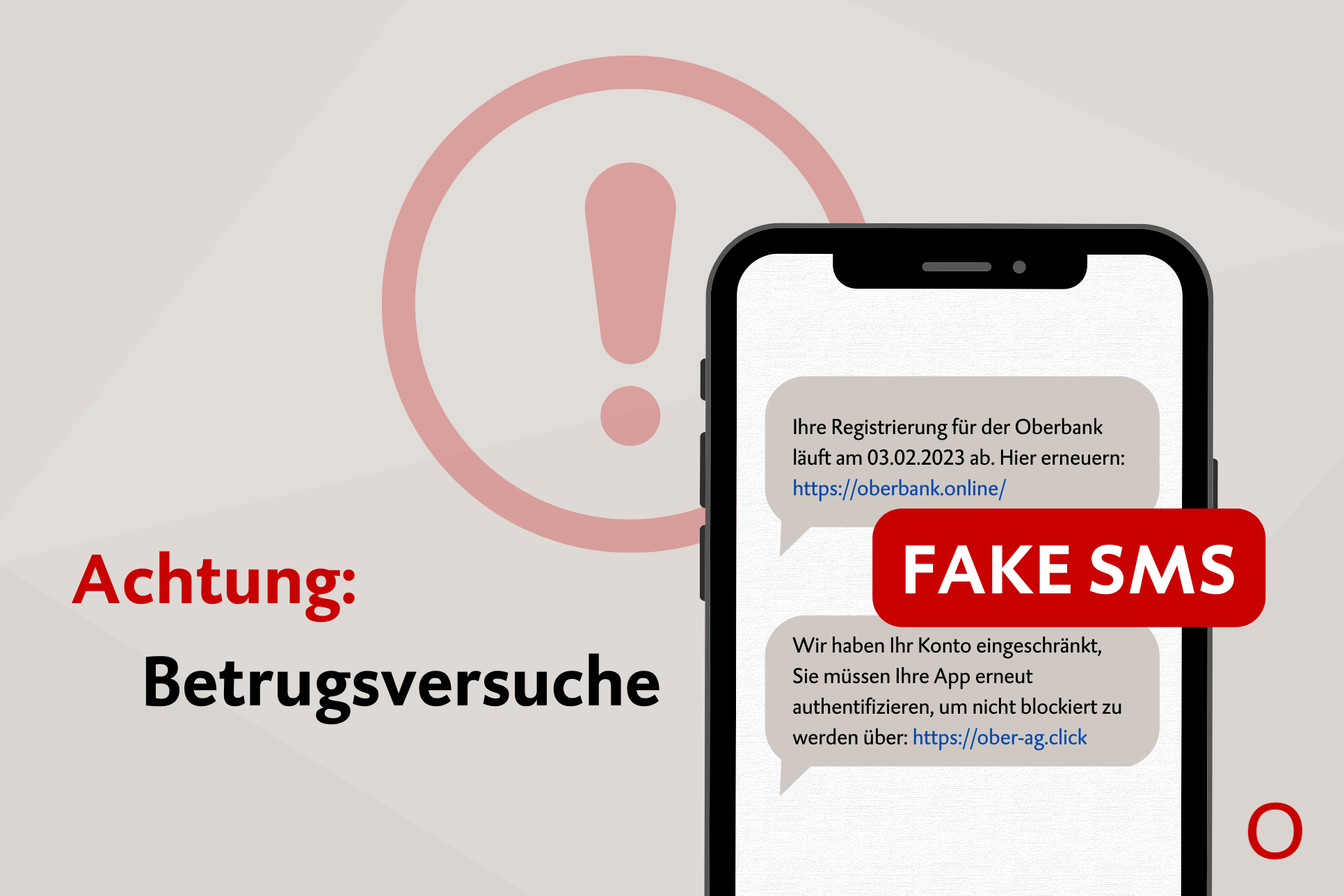 Achtung vor Fake-SMS