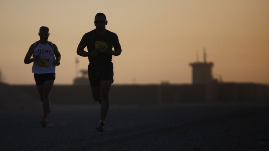 Marathon Läufer